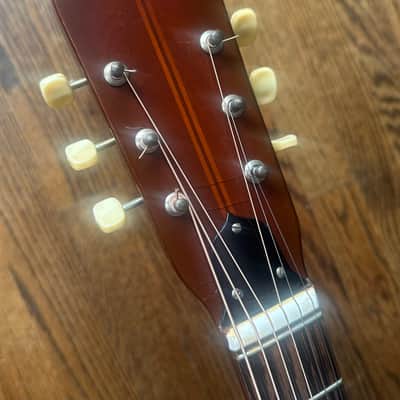 1963 Eko Model 100 Archtop Acoustic w/ Hardcase image 9