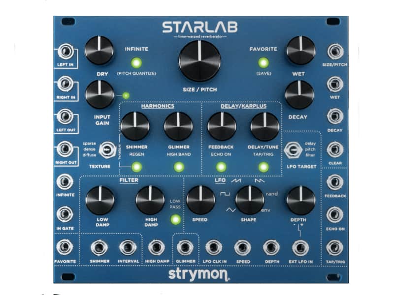 Strymon StarLab Time-Warped Reverberator image 1