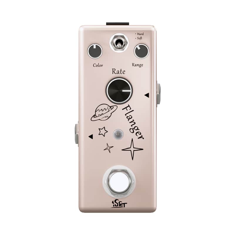 iSET Analog Flanger Pedal for Electric Guitar Bass True Bypass image 1