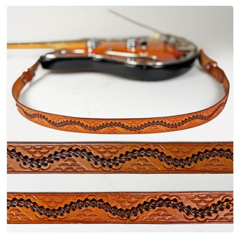 Loft Relics "Snake River" guitar strap (Souldier) one-of-a-kind made at the Wilco Loft image 1