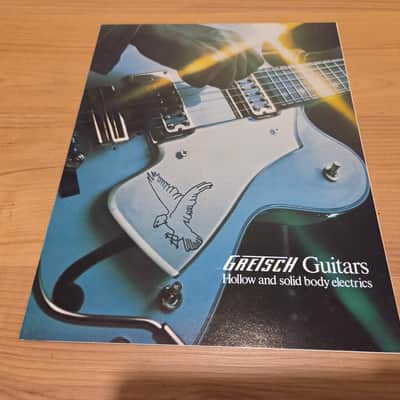 Vintage 1972 Gretsch Hollow and Solidbody Electric Guitar Catalog! Rare, Original Case Candy, Paperwork! image 1