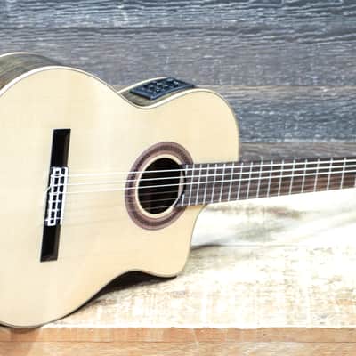 Cordoba GK Studio Negra Solid European Spruce Top Flamenco Electro-Classical Guitar image 12