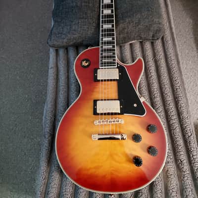 Epiphone  Les Paul Custom 2025 AAA Top - Ice Tea image 1