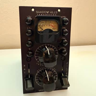 Shadow Hills Dual Vandergraph 500 Series Stereo Compressor Module 2010s - Black image 2
