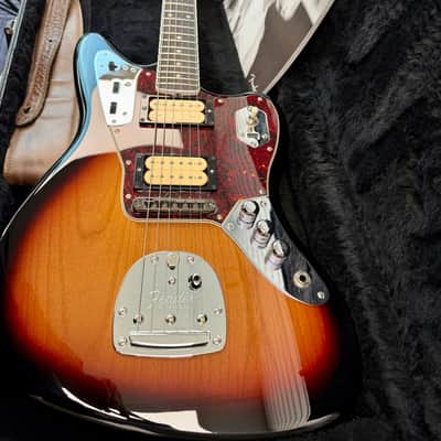 Fender Kurt Cobain Jaguar Electric, 3 Tone Sunburst with Case - Pre Owned image 2