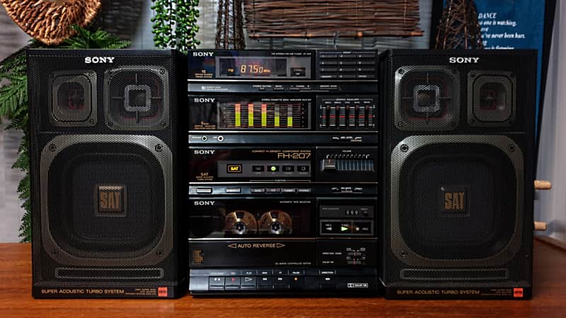RARE Vintage Sony FH-207 Stereo System - Made in Japan - 1980s - Working image 1
