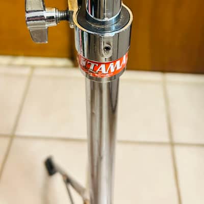 Vintage Tama Red Label Single Braced Straight Cymbal Stand - 2 Tiered image 4