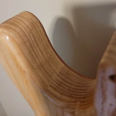 Immagine Unbranded Tele style, chambered solid Ash with a Cherry top,  Clear coat - 8