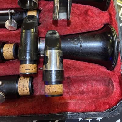 Boosey and Hawkes Imperial 926 Clarinet Bb and A Pair c1944 - Ebony image 13