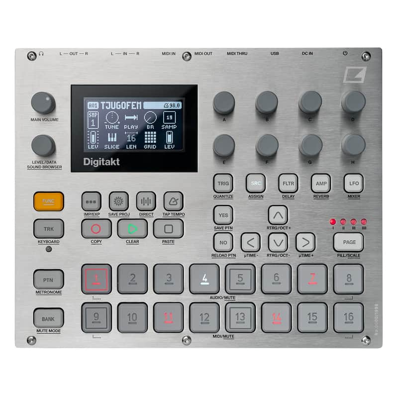 Elektron Digitakt 8-Voice Drum Machine and Sampler - e25 Remix Edition (Demo Deal) image 1