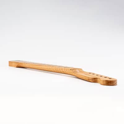 Allparts Select "Licensed by Fender®" AAA+ Roasted Flame Maple "VIN-MOD" Replacement Neck for Telecaster® - Unfinished - Soft V Shape image 12