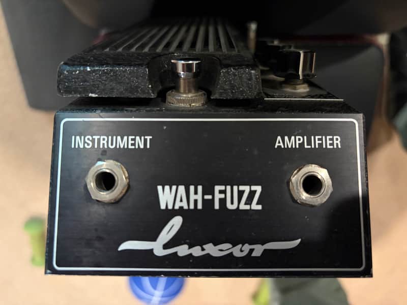 Luxor Wah Fuzz Late 1970s Japan Shin-Ei Made Rare Collector Pedal - Black image 1