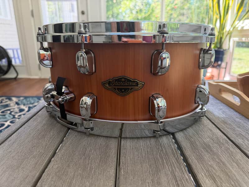 Tama WBSS65-SNC Starclassic Walnut/Birch 14x6.5" Snare Drum 2019 - 2021 - Satin Natural Cedar Bild 1