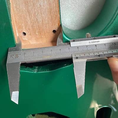 Alder Wood Metallic Green Telecaster Tele Style Guitar Body image 3
