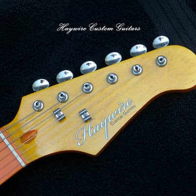Mahogany Black Strat+7 Sound Switch+ Maple Neck w/Dual Action Truss Rod+Bridge Tone Control+TrebleBleed+Matched Custom Pickups+Leveled and Crowned Frets with Low Action Setup! image 8