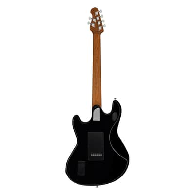Sterling by Music Man StingRay Plus Electric Guitar - Black w/Roasted Maple FB image 8