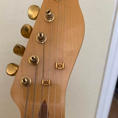 No Brand Name telecaster style semi hollow body 2000 - Red Sunburst image 11