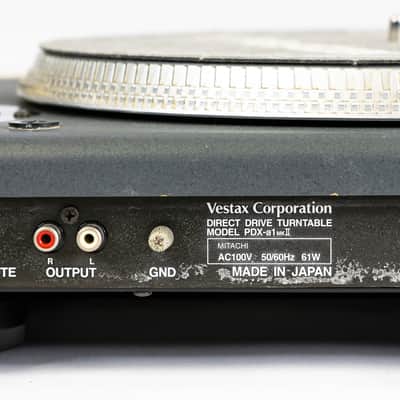 Vestax PDX-A1 MKII Professional Direct-Drive Turntable - Vinyl on