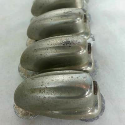*Slingerland 6x Sound King Tom Drum Lugs Nickel Short Swivel Alum Washer 50s VG* image 1