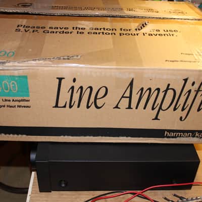 Serviced Harman Kardon HK 1400 Line Amplifier with original box image 9