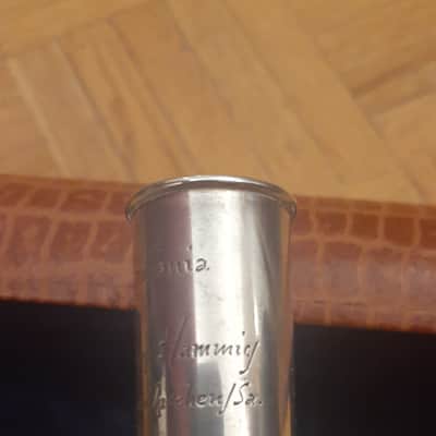 RARE Philipp Hammig Sinfonia Pre-Professional German Silver C Flute Reform Wave Headjoint Adler Wing Offset-G High G/A Trill C#/D# Foot Rollers Split-E image 3
