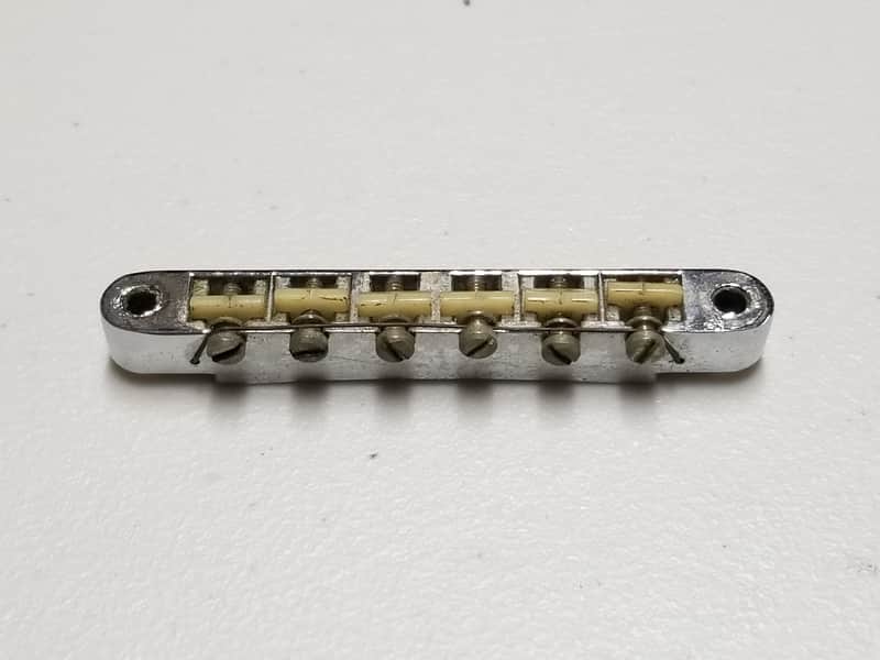 1965 Gibson ABR-1 Chrome Bridge - Foundry Mark - 100% Genuine Vintage - No Sags or Cracks! image 1