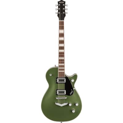 Gretsch G5220 Electromatic Jet BT Single-Cut V Stoptail Olive Metallic - Electric Guitar Bild 1