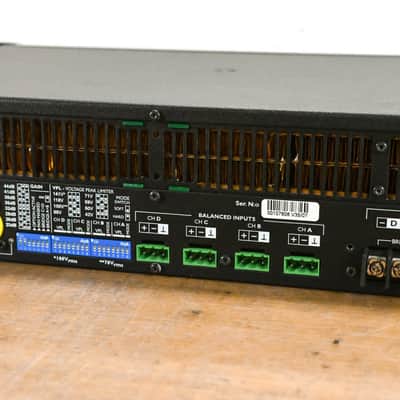 Lab Gruppen C 48:4 4800W 4-Channel Power Amplifier CG012Z8 image 8