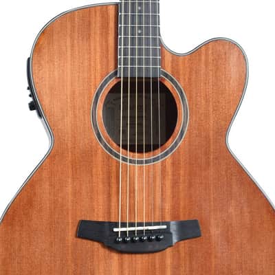 Crafter HJ100-CE-BR Silver Series 100 Jumbo Cutaway Spruce Top Mahogany Neck 6-String Acoustic-Electric Guitar image 3