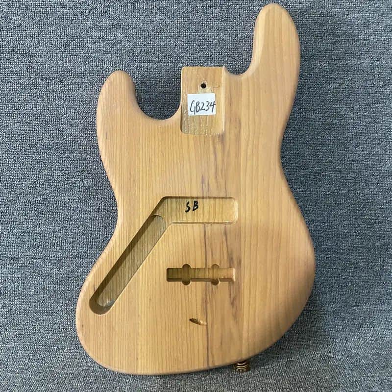 Left Ash Wood 4 String Jazz Bass Style Body image 1