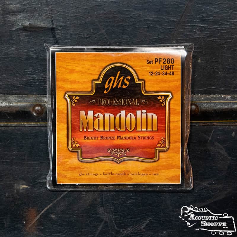 GHS PF280 Bright Bronze Mandola Loop End Strings - Light image 1