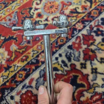 Rogers Swivomatic Bass Drum Double Tom Holder No Arms 1970s image 3