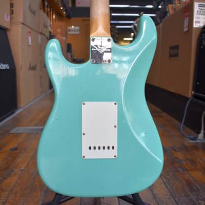 Fender Custom Shop 1959 Stratocaster Journeyman Relic Electric Guitar Super Faded Aged Sea Foam Green w/Hard Case image 3