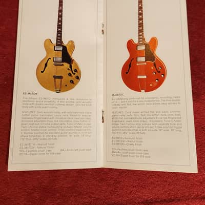 Gibson Thin-Electric Acoustic Catalog 1970 image 4