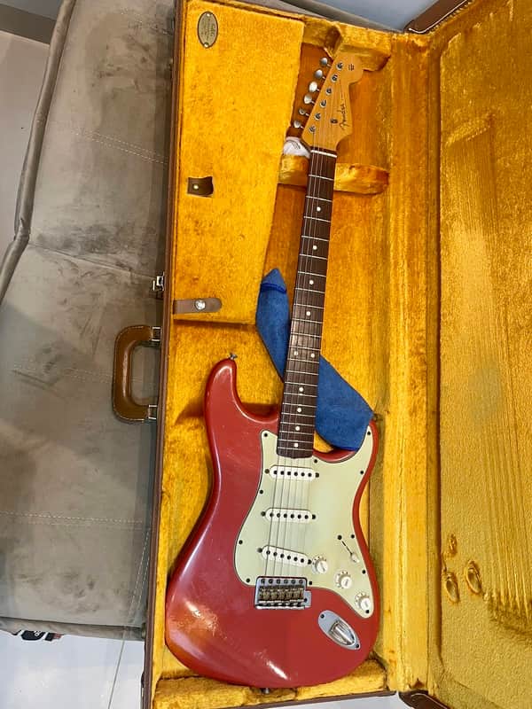 Fender Custom Shop 1960 Stratocaster Time Machine Series Relic 2006 - Fiesta Red with w/OHSC image 1