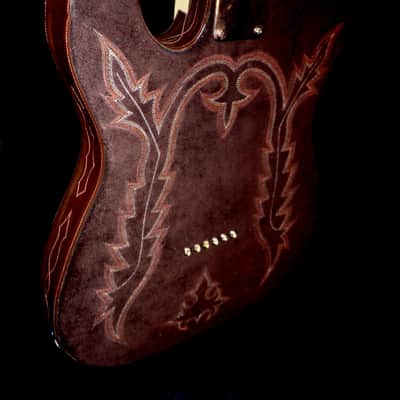 Hamer T 51 1991 Custom Leather. Only 1. Built For Bill Kaman, II. Very Rare. Collectible.  Boots. image 6