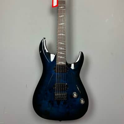 Schecter Omen Elite-6 2025 - See Thru Blue Burst image 2