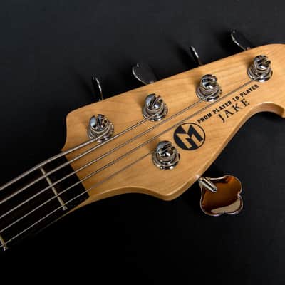 NEW MARUSZCZYK 5-STRING BASS JAKE 5P CLASSIC CHARCOAL FROST METALLIC DELANO PICKUPS image 3