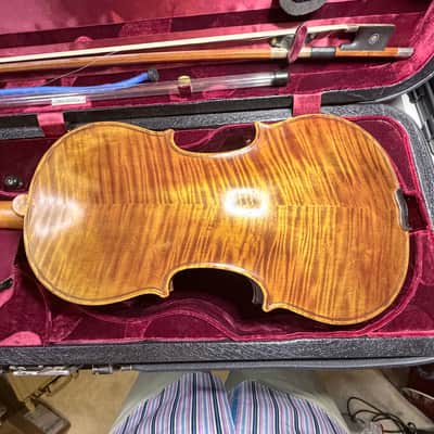 Scott Cao STV-750 Artistic Series 4/4 Violin – 2002 “Soil” 1714 Copy, Bow & Case Scott Cao STV-750 Artistic Series 4/4 Violin – 2002 “Soil” 1714 Copy, Bow & Case 2002 - warm golden-amber finish image 5
