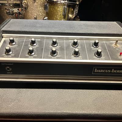 Vintage Barcus-Berry 1500A Preamp & 1602 Powered Speaker Cabinet (1977) – Rare Complete USA System image 2