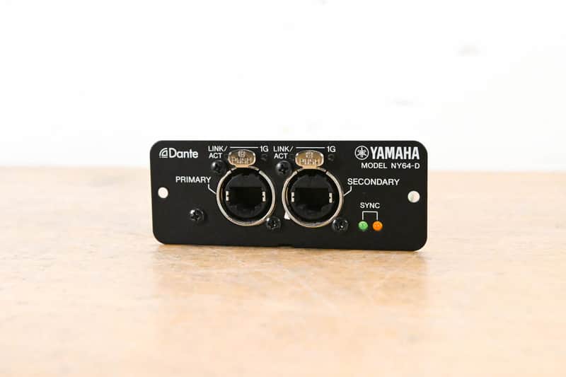 Yamaha NY64-D Dante I/O Expansion Card for TF Mixers CG01499 image 1