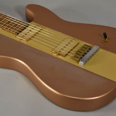 2023 TTTides Custom T-Style Electric Guitar Copper Aluminum Neck image 8