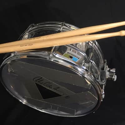 Alex Van Halen's Signed 1977 Super-Sensitve Snare Drum, Sticks, Simmons Pad and Brain. image 8