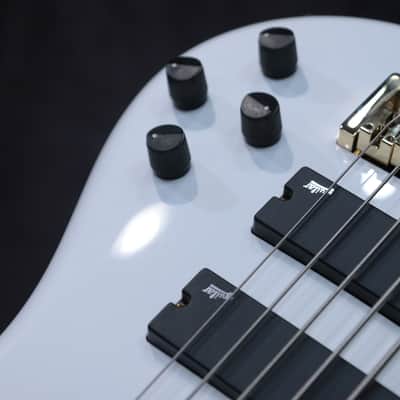 Spector NS Icon Bolt-On 5 White Aguilar Electronics Dual Soapbar Electric Bass image 11