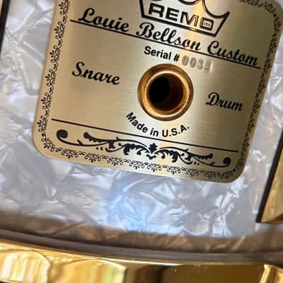 Remo Louie Bellson Signature Snare 1999 New Old Stock image 2