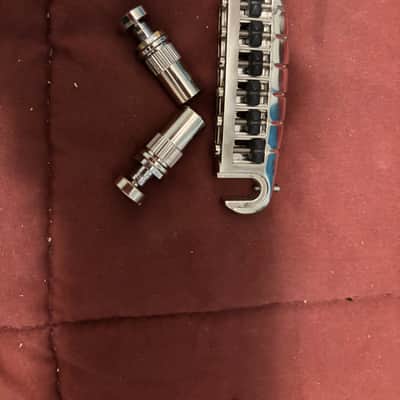 Graph Tech ResoMax Wrap Guitar Bridge - Chrome image 1