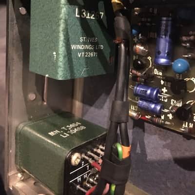 Vintage Neve 1073 8-Channel Mic Preamp EQ Racked with output trim and phantom image 10