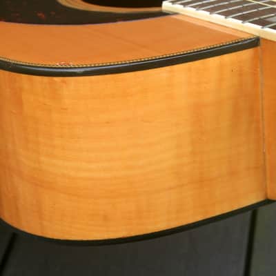 Yamaki YB400 Buffalo Head Dreadnought Guitar Circa 1980 Natural+Hard Case image 15