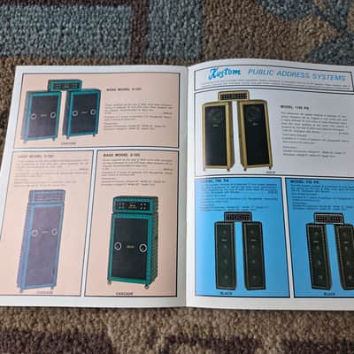 Vintage Circa 1967 Kustom Full-Line, Full-Color Catalog! Rare, Original Case Candy, Paperwork! image 5