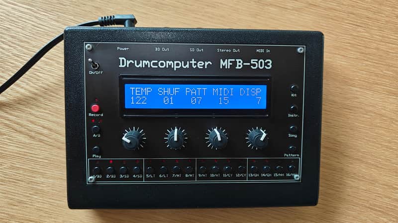 MFB 503 Drumcomputer  2000s - Black image 1
